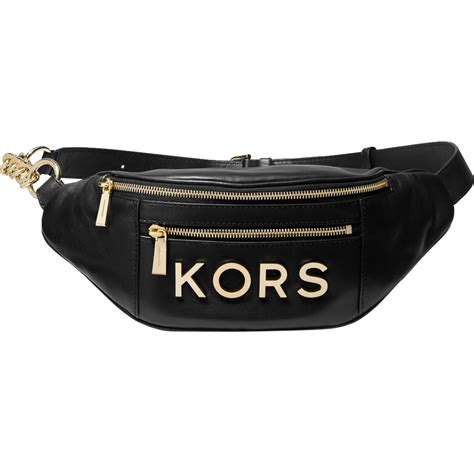 michael kors medium embellished leather belt bag